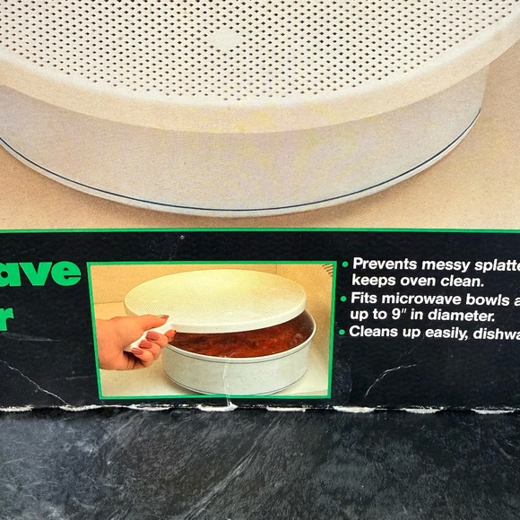 EKCO MICRO HELPERS Microwave Splatter Screen Vintage - Picture 5 of 13